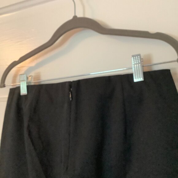 rag & bone women's tailored pants 10 black back zipper slim ankle cotton - Picture 7 of 10